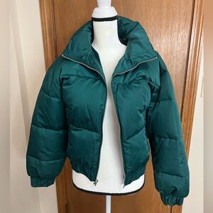 Abercrombie & Fitch Green Bomber Jacket